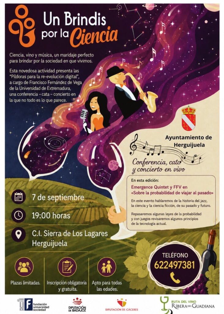 Conferencia, cata y concierto en vivo