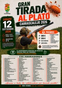 CARTEL TIRADA PLATO SAN MATEO