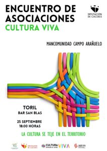 carteles encuentros CULTURA VIVA TORIL 25 SEPT